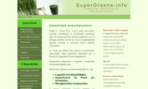 Supergreens-info.hu thumbnail