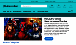 Superheroesgears.com thumbnail