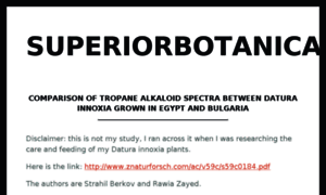 Superiorbotanicals.com thumbnail