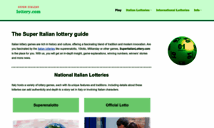 Superitalianlottery.com thumbnail