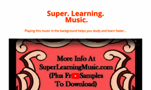 Superlearningmusic.com thumbnail