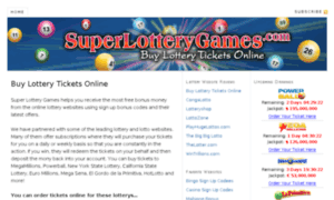 Superlotterygames.com thumbnail