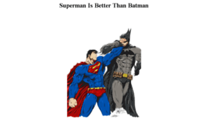 Supermanisbetterthanbatman.us thumbnail