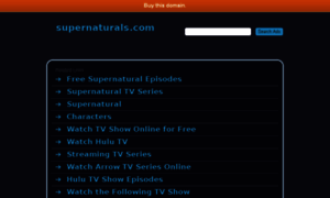 Supernaturals.com thumbnail