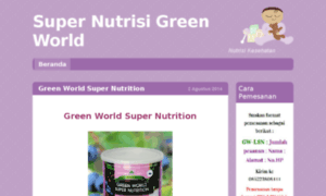 Supernutrisigreenworld.wordpress.com thumbnail