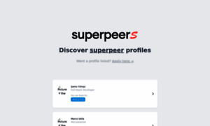 Superpeers.co thumbnail