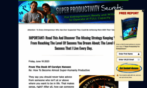 Superproductivitysecrets.com thumbnail