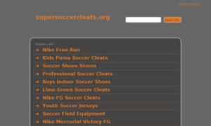 Supersoccercleats.org thumbnail