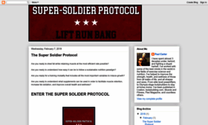Supersoldierprotocol.blogspot.com thumbnail