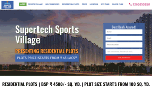 Supertechsportsvillage.org.in thumbnail