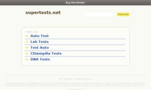 Supertests.net thumbnail