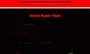 Supervape.co.za thumbnail