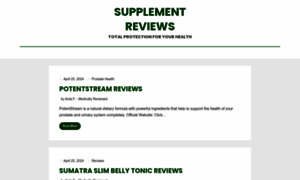 Supplementreviews.us thumbnail
