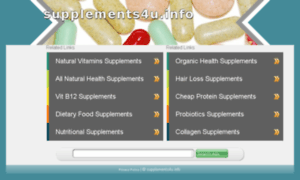 Supplements4u.info thumbnail