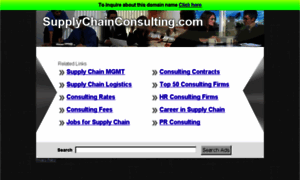 Supplychainconsulting.com thumbnail