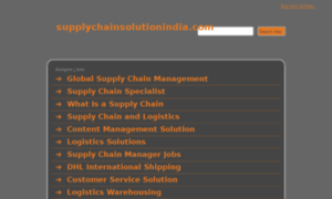 Supplychainsolutionindia.com thumbnail