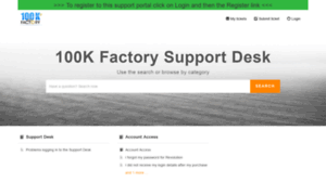 Support.100kfactory.com thumbnail