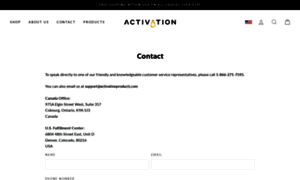 Support.activationproducts.com thumbnail