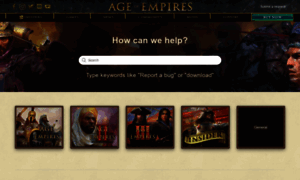Support.ageofempires.com thumbnail