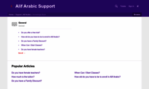 Support.alifarabic.com thumbnail