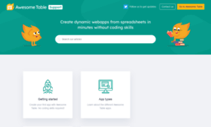 Support.awesome-table.com thumbnail