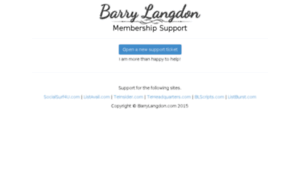 Support.barrylangdon.com thumbnail