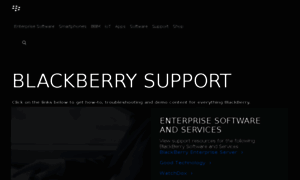 Support.blackberry.com thumbnail