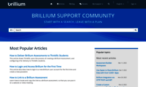 Support.brillium.com thumbnail