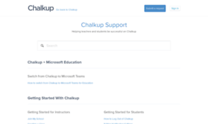 Support.chalkup.co thumbnail