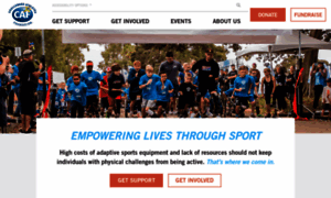 Support.challengedathletes.org thumbnail