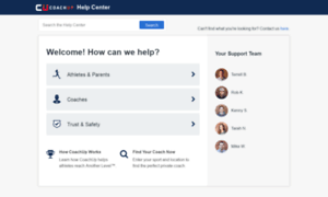 Support.coachup.com thumbnail