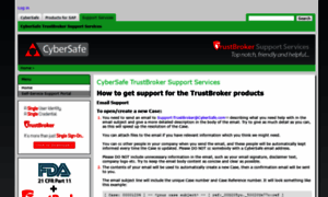 Support.cybersafe.com thumbnail
