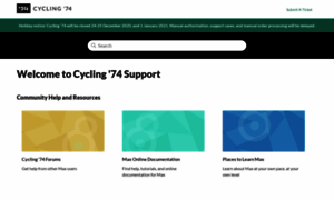 Support.cycling74.com thumbnail