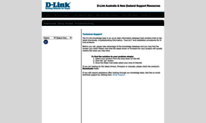 Support.dlink.com.au thumbnail