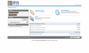 Support.dnspark.net thumbnail