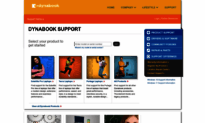 Support.dynabook.com thumbnail