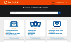 Support.earthlink.net thumbnail
