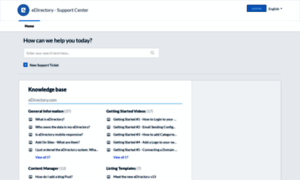 Support.edirectory.com thumbnail