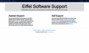 Support.eiffel.com thumbnail