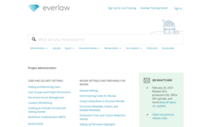 Support.everlaw.com thumbnail
