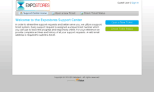 Support.expostores.com thumbnail