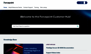 Support.forcepoint.com thumbnail