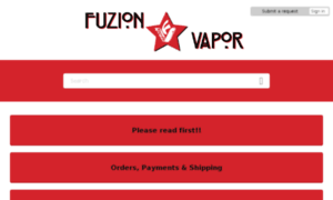 Support.fuzionvapor.com thumbnail