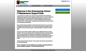 Support.greenspringsschool.com thumbnail