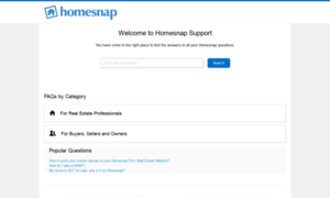 Support.homesnap.com thumbnail