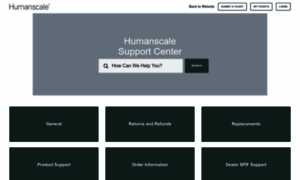 Support.humanscale.com thumbnail