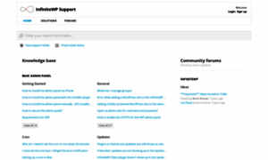 Support.infinitewp.com thumbnail