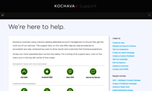 Support.kochava.com thumbnail