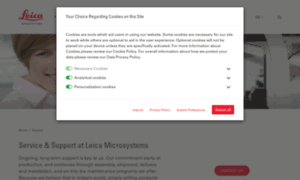 Support.leica-microsystems.com thumbnail