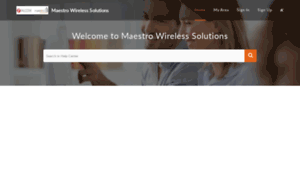 Support.maestro-wireless.com thumbnail